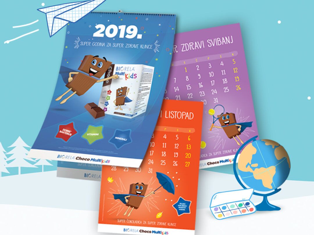 Super Choco ti poklanja kalendar za 2019.!