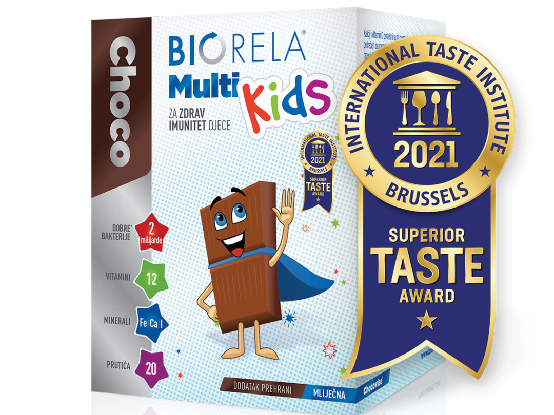 Superior Taste Award za Biorelu Choco Multi Kids!