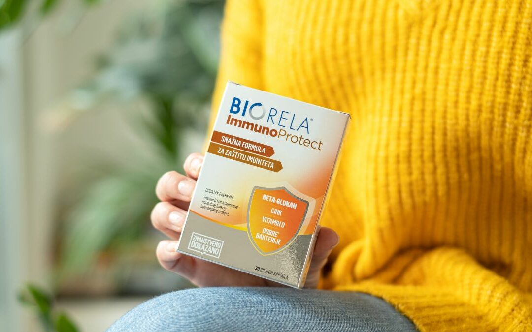 Biorela<sup>®</sup> Immuno Protect – vrhunski imunobiotik s beta-glukanima i dobrim* bakterijama