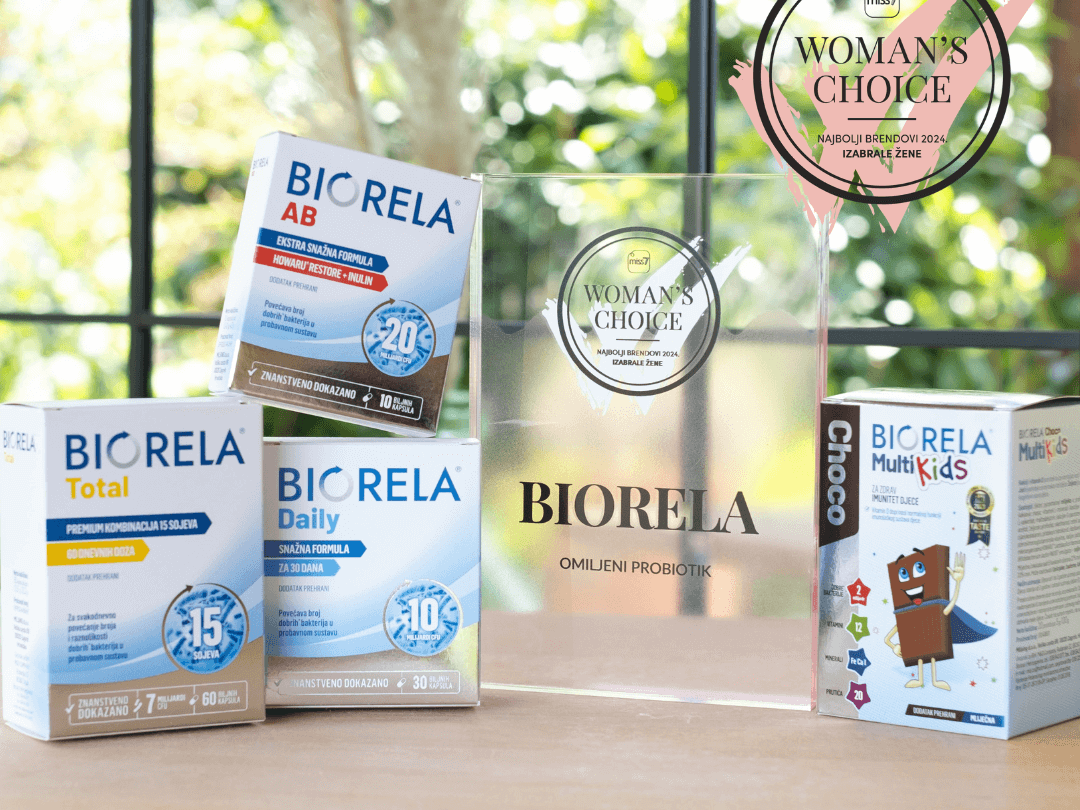 Biorela<sup>®</sup> je osvojila prestižnu Woman’s Choice Award 2024.