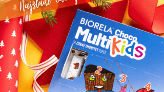 Biorela<sup>®</sup> Choco Multi Kids 20+4 prutića gratis u neodoljivom adventskom pakiranju