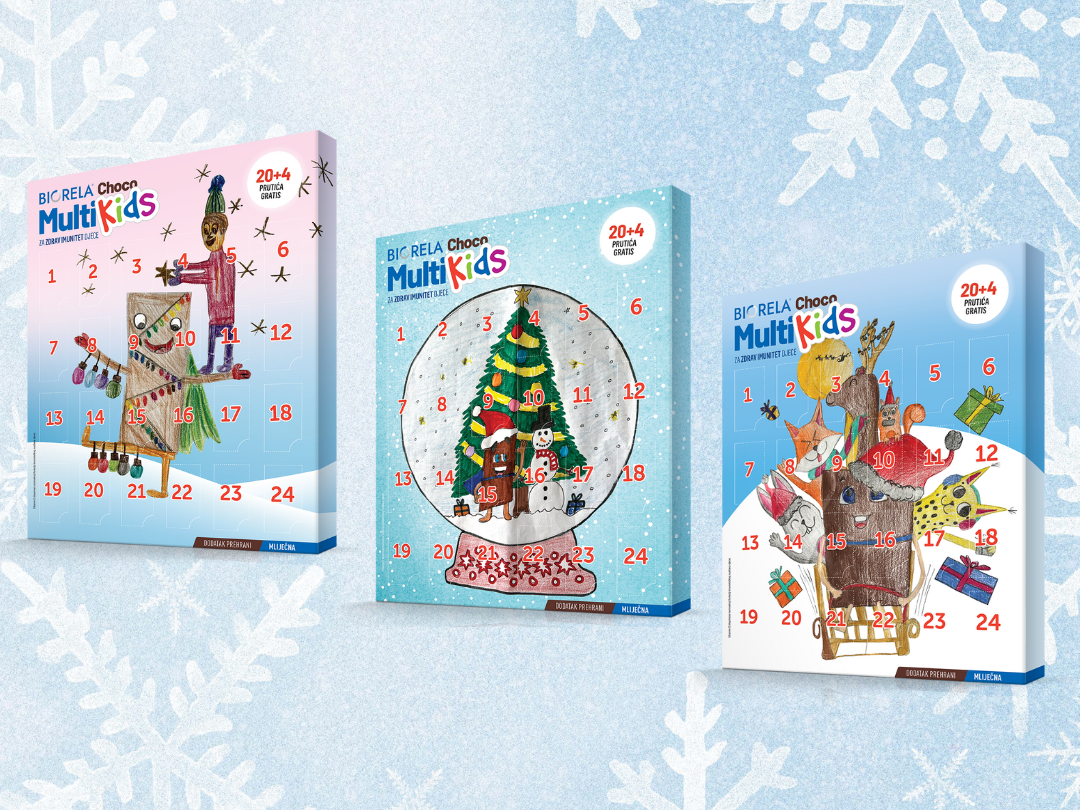Dobitnici nagrada Biorela<sup>®</sup> Choco Kids adventski kalendar 2025.