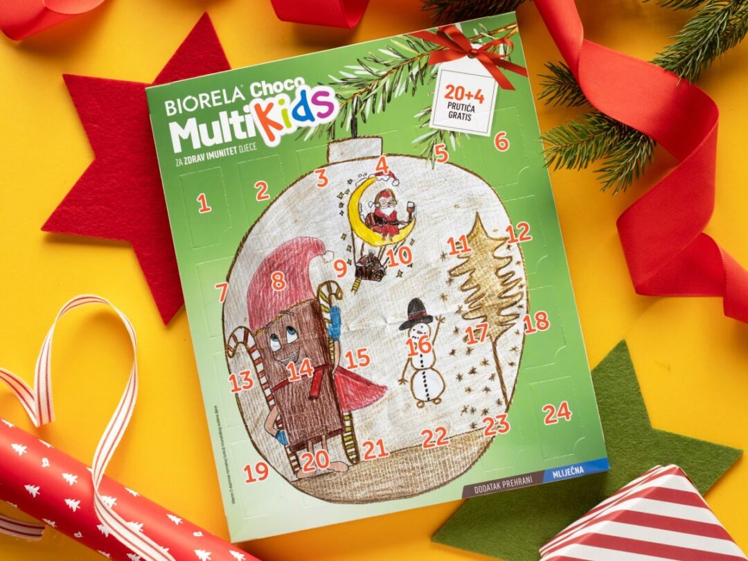 Tko su dobitnici velikog adventskog natječaja Biorela<sup>®</sup> Choco Kids adventski kalendar 2026.